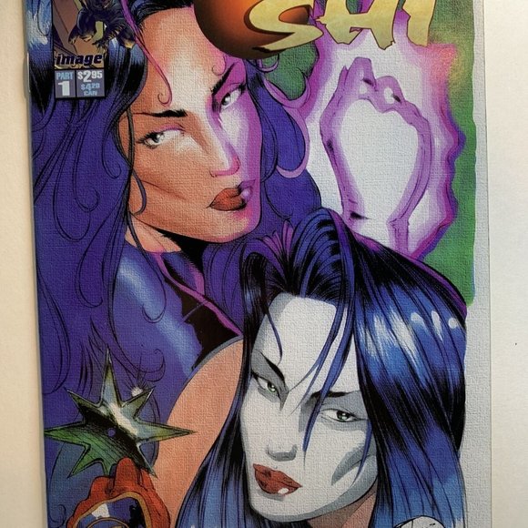 #1 Cyblade  SHI Variant Comic Book First Witchblade! 1st Issue Mint Image Part 1 - Picture 1 of 2
